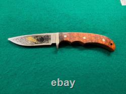 MINT LIMITED BROWNING MODEL 126 GANDER MOUNTAIN HUNTING KNIFE WithPOUCH (976)