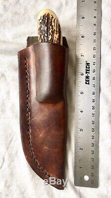 ML Knife DL Sears Nessmuk with Leather Sheath