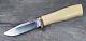 MORSETH EARLY 1970s HUNTER FIXED BLADE KNIFE With IVORY MICARTA HANDLE
