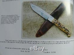 MSA Knife, Marbles, Marble Safety Axe Co, RARE Special, RARE Tube Sheath, 1905