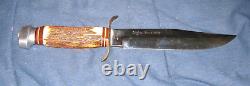 Made Soligen Germany Edge Brand Original Bowie Hunter Knife large 12 Tip to Tip