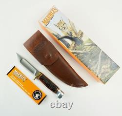 Marble's Ideal Jigged Bone #80104 Fixed Blade Knife Gladstone, MI USA