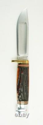 Marble's Ideal Jigged Bone #80104 Fixed Blade Knife Gladstone, MI USA