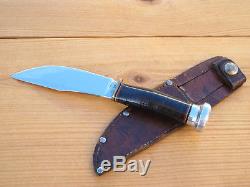 Marble's Woodcraft Hunting Knife Vintage Patented 1916 With Leather Sheath USA