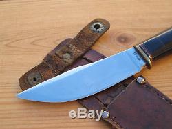 Marble's Woodcraft Hunting Knife Vintage Patented 1916 With Leather Sheath USA