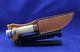 Marbles Bison Hunting Knife Gladstone USA Light Curly Maple Handles withSheath