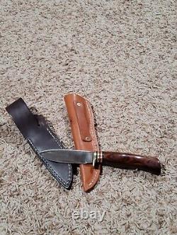 Marbles Hunting Knife Fixed Blade Loveless USA Gladstone Leather Sheath