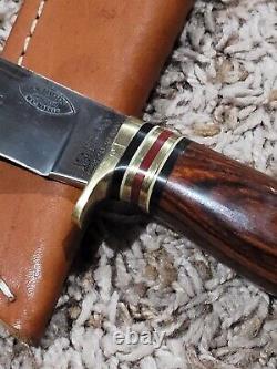 Marbles Hunting Knife Fixed Blade Loveless USA Gladstone Leather Sheath