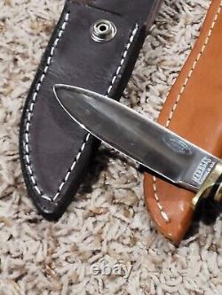 Marbles Hunting Knife Fixed Blade Loveless USA Gladstone Leather Sheath