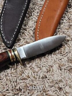 Marbles Hunting Knife Fixed Blade Loveless USA Gladstone Leather Sheath