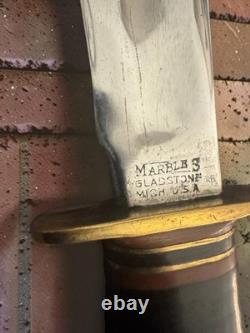 Marbles Ideal 5 Inch Blade. Bakelite Pommel