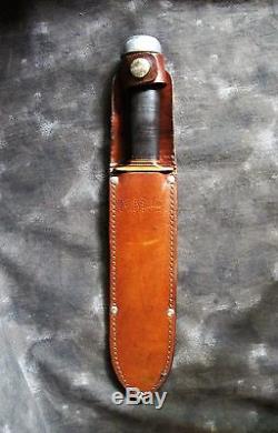 Marbles Ideal 7 Hunting Knife withSheath, 1940's