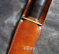 Marbles Ideal 7 Hunting Knife withSheath, 1940's