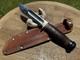 Marbles Ideal Hunting fighting Knife Gladstone Michigan USA Vintage w Sheath