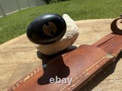 Marbles Ideal Hunting fighting Knife Gladstone Michigan USA Vintage w Sheath