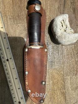 Marbles Ideal Hunting fighting Knife Gladstone Michigan USA Vintage w Sheath