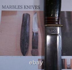 Marbles Knife, Small M. S. A. Stamp 1907-1910, 6 Ideal, Lignum Vitae