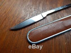 Marbles Knife Vintage Fish Bird Trout Leather Sheath Small Game Hunting CLEAN