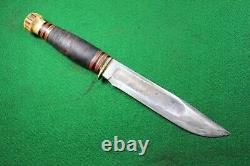 Marbles M. S. A. Gladstone, Mich. Ideal Hunting Knife Stag Butt with Original Sheath