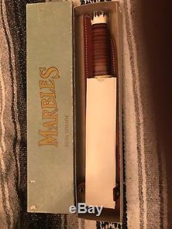 Marbles MSA 1992 Trailmaker Stag Pommel Bowie Hunting Knife WithSheath/Box NOS