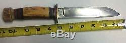 Marbles MSA Gladstone Michigan Hunting IDEAL Knife M. S. A. USA STAG ON STAG