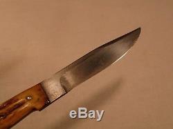 Marbles MSA No. 57 Special Hunting Knife Stag Fixed Blade 1904-1915 Authentic