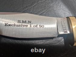 Marbles S. M. N. Exclusive 1 of 50 Hunting Fixed Blade Knife with Sheath