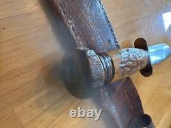 Marbles STAG Handle & Pommel 8 5/8 OAL Hunting Bowie Knife Gladstone Mich USA