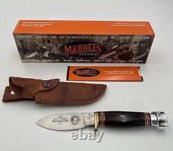 Marbles Sport Fixed Blade Knife Original Box Hunting Sheath Trapshooting Award