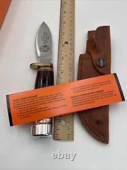 Marbles Sport Fixed Blade Knife Original Box Hunting Sheath Trapshooting Award