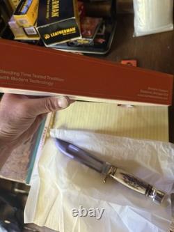 Marbles Webster Marble HUNTING KNIFE -6 IDEAL-BNEW IN BOX-LEATHER SHEATH