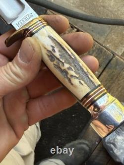 Marbles Webster Marble HUNTING KNIFE -6 IDEAL-BNEW IN BOX-LEATHER SHEATH