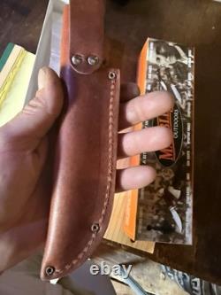 Marbles Webster Marble HUNTING KNIFE -6 IDEAL-BNEW IN BOX-LEATHER SHEATH