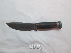 Marbles Woodcraft Hunting Knife Pat. Pend. 1916 Aluminum Pommel Small Nut
