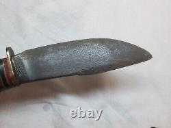 Marbles Woodcraft Hunting Knife Pat. Pend. 1916 Aluminum Pommel Small Nut