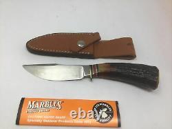 Marbles Woodcraft Red Stag Carver Knife 72218200 Hunting USA In Box Free Ship