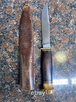 Marbles expert Knife 1915-16 with tube sheath Antique Vintage RARE HTF #21