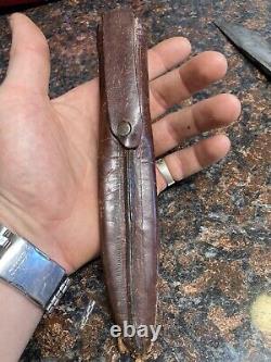 Marbles expert Knife 1915-16 with tube sheath Antique Vintage RARE HTF #21