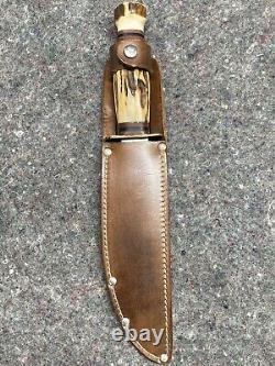 Marbles ideal knife 6 antique hunting gladstone mich with sheath #10