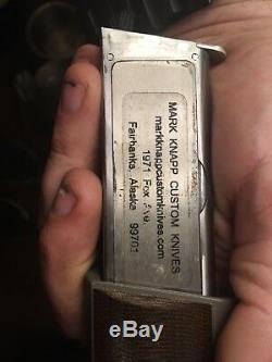 Mark Knapp 1911 Combat Survivor Handmade Bowie Knife Bundle
