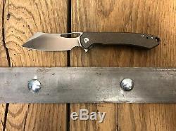 Massdrop x Ferrum Forge Buc Titanium Frame Lock Bronze Ti Folding Knife