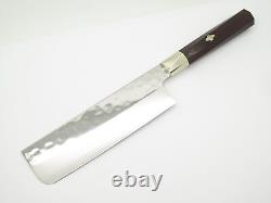 Mcusta Zanmai Seki Japan 165mm Japanese Nakiri Damascus Kitchen Cutlery Knife