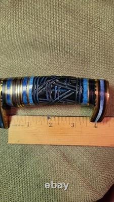 Michael Klaas Espana (Spain), 13in Custom Knife & Leather Sheath (NICE)