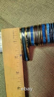 Michael Klaas Espana (Spain), 13in Custom Knife & Leather Sheath (NICE)