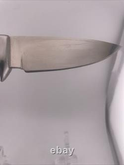 Michael Miller Custom Stag Knife With Fantastic Beaded Native American Sheath