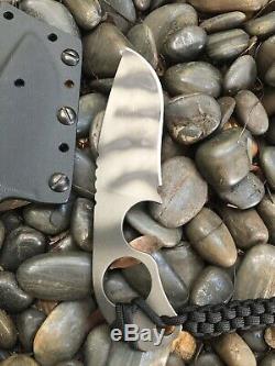 Mick Strider Knives Vintage OG Fixed Blade Recurve SLCC SPD w Kydex Sheath