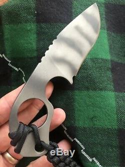 Mick Strider Knives Vintage OG Fixed Blade Recurve SLCC SPD w Kydex Sheath