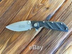 Microtech DOC Flipper Knife Aluminum Folder (3.75 Bead Blast Plain) 153-7