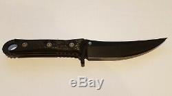 Microtech SBK Carbon Fiber DLC M390 Fixed Persian Knife 200-1DLC Rare NLA
