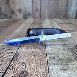 Middleton & Sons Sheffield England Bowie Fixed Blade Knife Rare